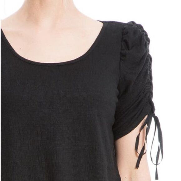 Max Studio Ruched Sleeve Knit Top‎ - Picture 7 of 12